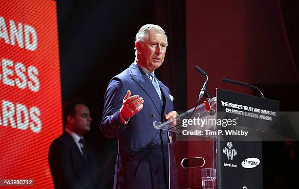 Prince Charles, Prince of Wales attends The Prince's Trust Celebrate Success Awards at Odeon Leicester Square on March 12, 2015 in London, England.