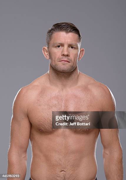 Tom Watson poses for a portrait during a UFC photo session on January 29, 2014 in Newark, New Jersey.
