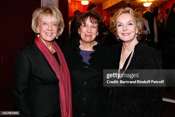 Chair of the Honorary Committee Alexandra El-Khoury, Honor President of the Evening, Roselyne bachelot Narquin and Organizer of the evening Myriam...