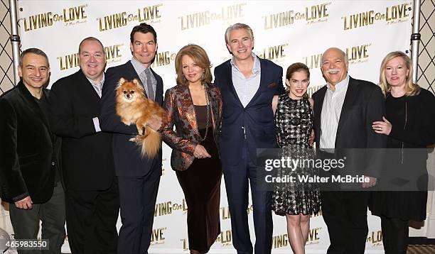 Playwright Joe DiPietro, Blake Hammond, Jerry O'Connell, Trixie, Renee Flemming, Douglas Sills, Anna Chlumsky, Scott Robertson and director Kathleen...