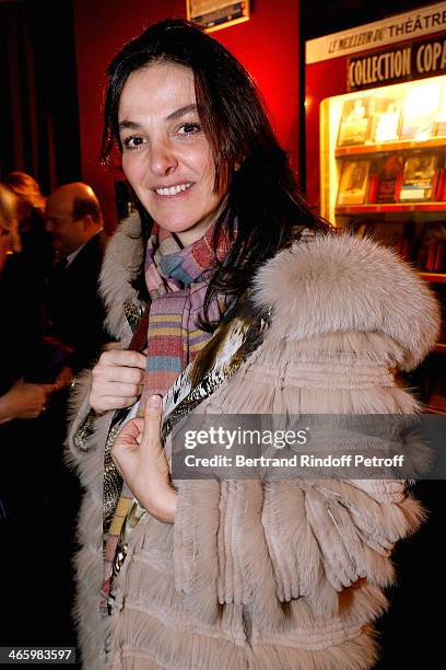 Peri Cochin attends 'Un Temps De Chien' - Theater Gala Premiere to Benefit ARSEP Foundation. Held at Theatre Montparnasse on January 30, 2014 in...