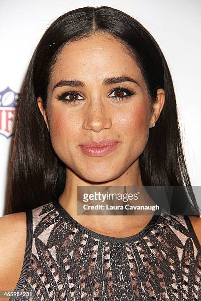 Meghan Markle attends the 3rd Annual NFL Characters Unite at Sports Illustrated on January 30, 2014 in New York City.