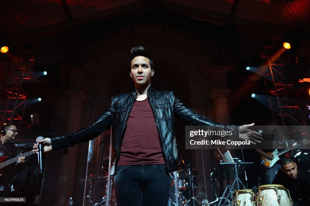 Prince Royce Gets Fans Hyped For Halftime With #PEPCITY Performance In NYC