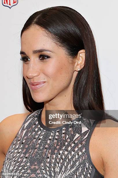 Actress Meghan Markle attends the 3rd Annual NFL Characters Unite at Sports Illustrated on January 30, 2014 in New York City.