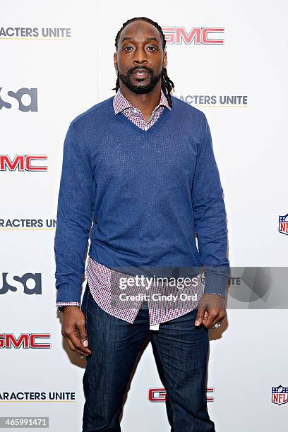 Professional football player Charles Tillman attends the 3rd Annual NFL Characters Unite at Sports Illustrated on January 30, 2014 in New York City.