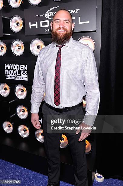 Professional football player Travis Brown attends the Bud Light Madden Bowl at The Bud Light Hotel on January 30, 2014 in New York City.