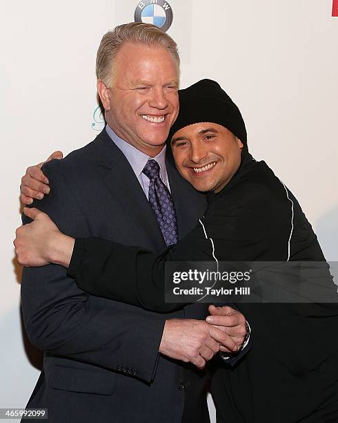 Radio co-hosts Boomer Esiason and Craig Carton attend the Friars Club Roast honoring Boomer Esiason at The Waldorf=Astoria on January 30, 2014 in New...