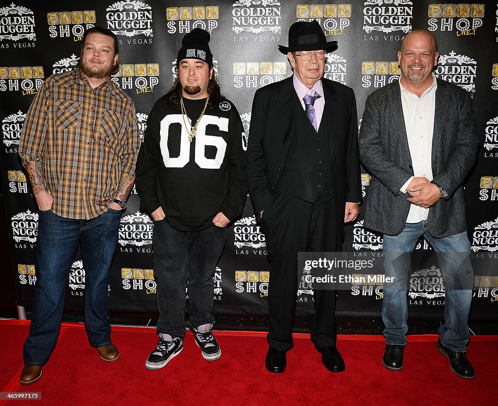 Cast Of "Pawn Stars" Attends The Opening Of The "Pawn Shop Live!" Parody Show