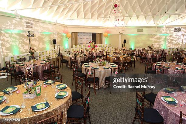 General view of the atmosphere during an Operation Shower event hosted by Holly Robinson Peete and Babies"R"Us on March 12, 2015 in San Clemente,...
