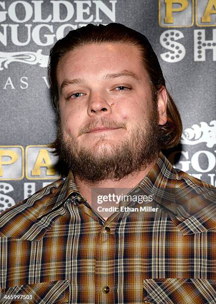 Corey "Big Hoss" Harrison arrives at the opening of "Pawn Shop Live!," a parody of History's "Pawn Stars" television series, at the Golden Nugget...