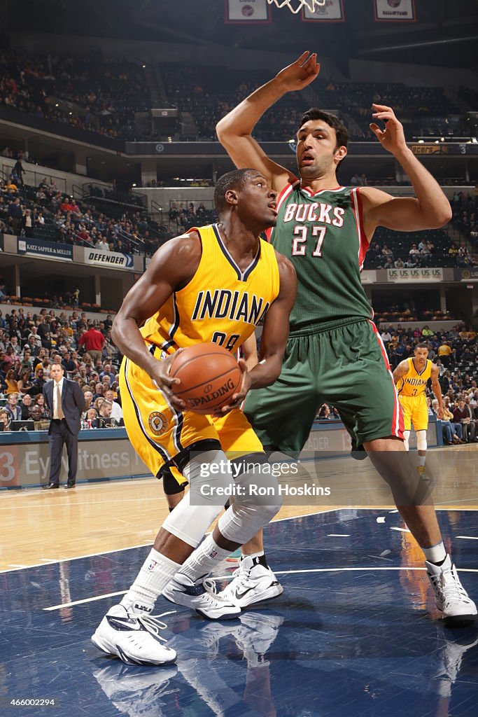 Milwaukee Bucks v Indiana Pacers