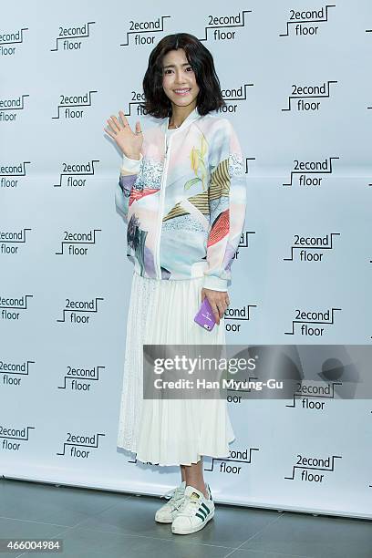 South Korean actress Lee Yoon-Ji appears at 2econd Floor Shinsegae Department Store on March 12, 2015 in Seoul, South Korea.