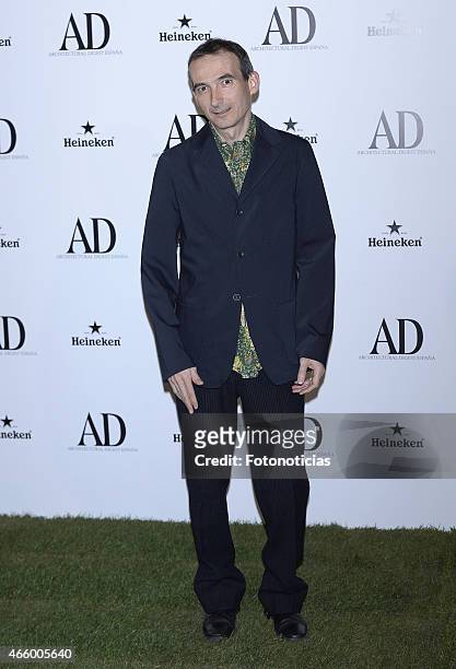 Curro Claret attends the AD Architectural Digest 2015 Awards at The Ritz Hotel on March 12, 2015 in Madrid, Spain.