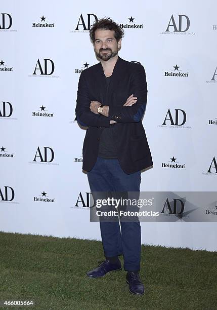 Jaime Ayon attends the AD Architectural Digest 2015 Awards at The Ritz Hotel on March 12, 2015 in Madrid, Spain.