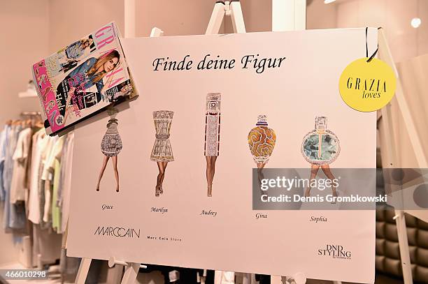 General atmosphere of the Grazia and Marc Cain store event on March 12, 2015 in Osnabrueck, Germany.