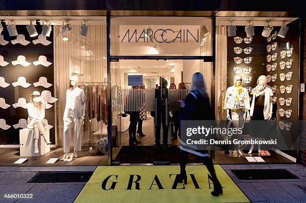 General atmosphere of the Grazia and Marc Cain store event on March 12, 2015 in Osnabrueck, Germany.
