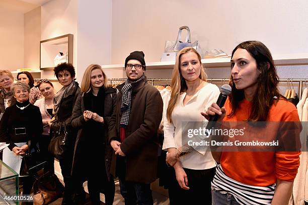 General atmosphere of the Grazia and Marc Cain store event on March 12, 2015 in Osnabrueck, Germany.