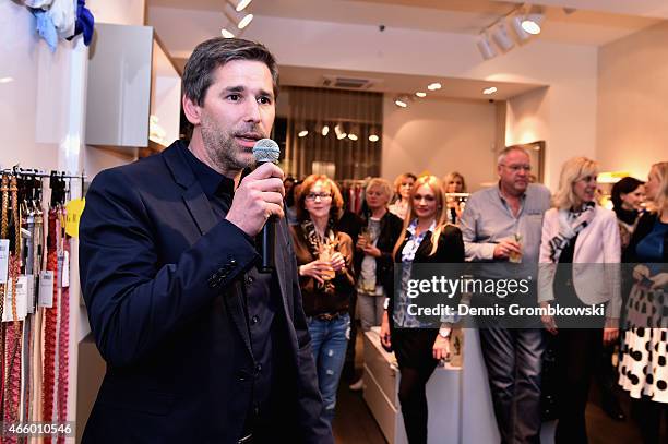 General atmosphere of the Grazia and Marc Cain store event on March 12, 2015 in Osnabrueck, Germany.