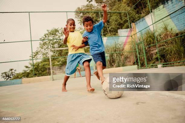 brazilian soccer - slum stock pictures, royalty-free photos & images