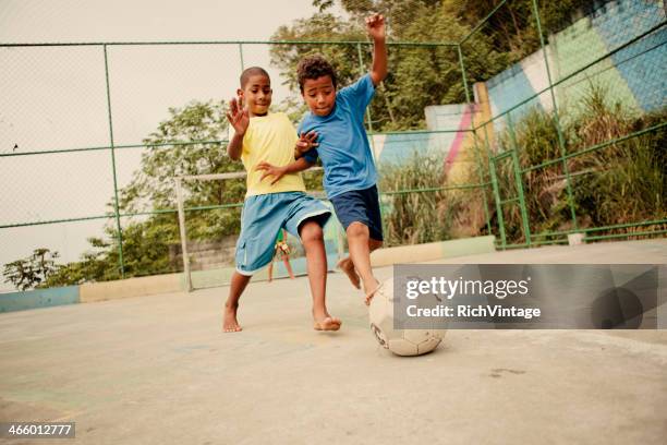 brazilian soccer - football favelas stock pictures, royalty-free photos & images