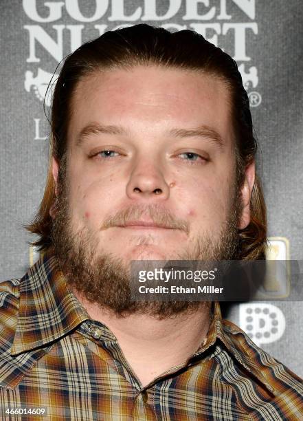 Corey "Big Hoss" Harrison arrives at the opening of "Pawn Shop Live!," a parody of History's "Pawn Stars" television series, at the Golden Nugget...