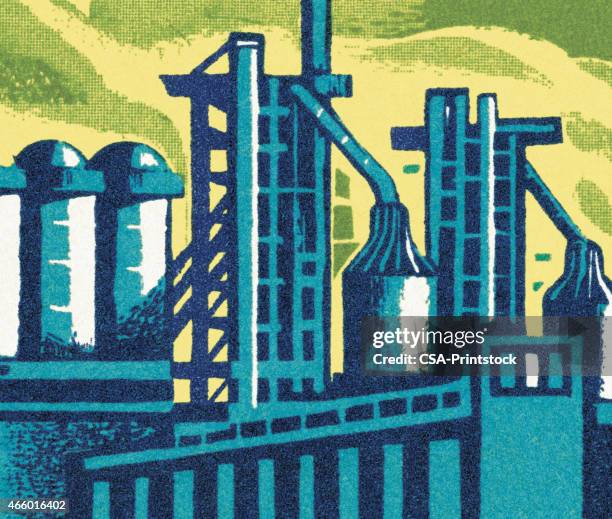 factory - refinery worker stock illustrations