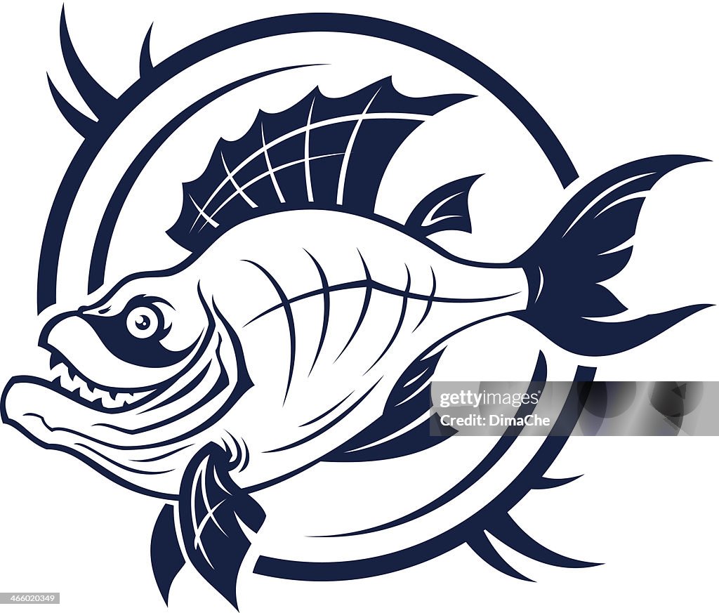 Stylized Fish Sign High-Res Vector Graphic - Getty Images