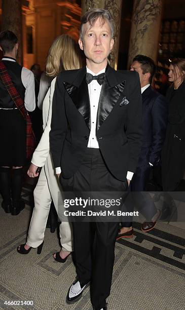 Jefferson Hack attends the Alexander McQueen: Savage Beauty Fashion Gala at the V&A, presented by American Express and Kering on March 12, 2015 in...