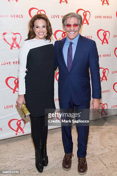 Erica Michelle LevyÊand Geraldo Rivera attend the 2015 Love Heals Gala at the Four Seasons Restaurant on March 12, 2015 in New York City.
