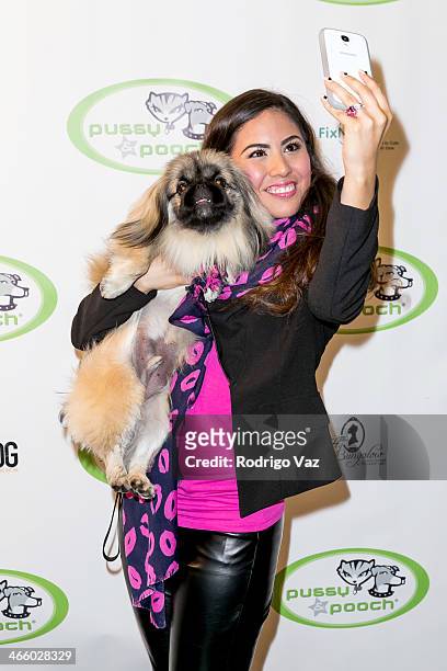 Miss Los Angeles Latina Adriana Michelle attends Beast Friends: A Fur Affair to Benefit Animal Welfare Superheroes at Pussy & Pooch Pet Lifestyle...