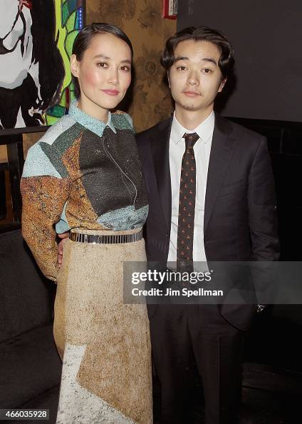 Actress Rinko Kikuchi and husband Shota Sometani attend the after ...