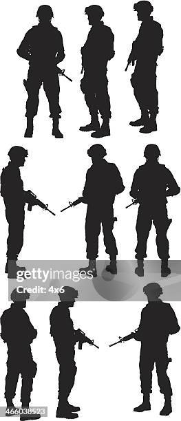 swat policeman - special forces stock illustrations