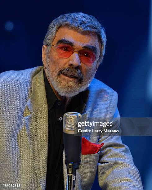 Burt Reynolds attends the Student Filmmakers showcase at the 2015 Palm Beach International Film Awards on March 12, 2015 in Boca Raton, Florida.