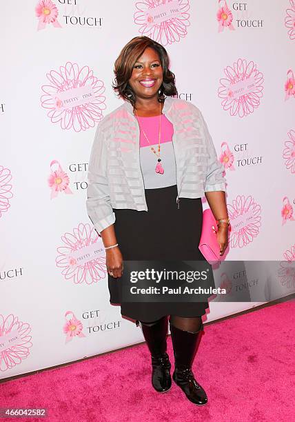 Actress / Comedian Retta attends the 2nd annual "Pretty In Pink" luncheon and "Women Of Strength Awards" at The Four Seasons Hotel Los Angeles at...