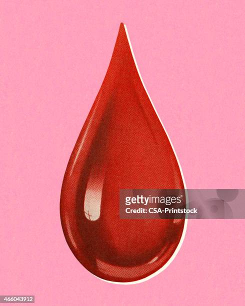 large red droplet - blood dripping stock illustrations