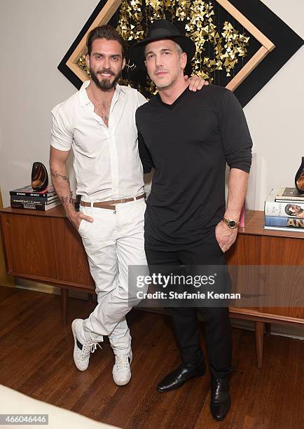 Designer Lorenzo Martone & Joey Giuntoli, founder of Joey Showroom host a housewarming party in benefit of the AIDS LifeCycle Ride at Private...