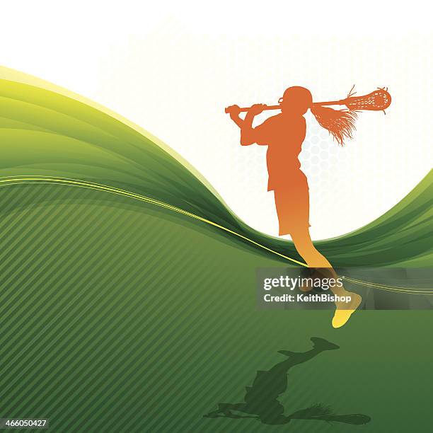 lacrosse background - girls - female lacrosse stock illustrations