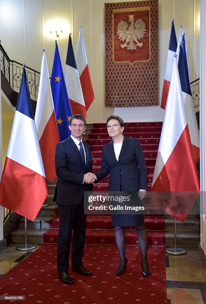 Prime Ministers of Poland meets with Prime Minister of France