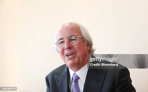 Frank Abagnale, a security expert for the FBI, speaks during an interview in London, U.K., on Wednesday, March 11, 2015. Abagnale, who made $2.5...