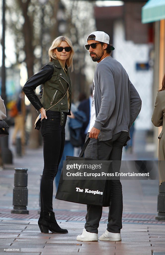 Celebrities Sighting In Madrid - March 12, 2015