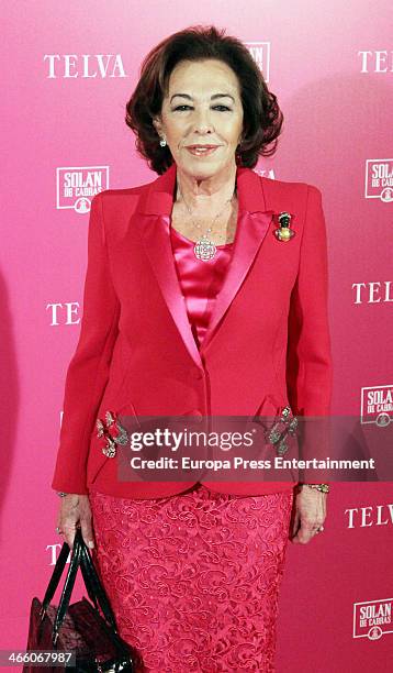 Carmen Navarro attends 'T de Telva' Beauty awards 2014 at the Palace Hotel on January 30, 2014 in Madrid, Spain.