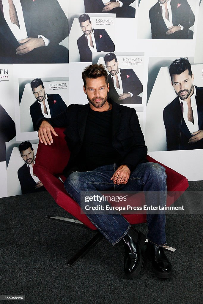Ricky Martin Presents His Album 'A Quien Quiera Escuchar'