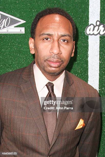 Stephen A. Smith attend the Roc Nation Sports & Airbnb Present Welcome to New York At the 40/40 club on January 30, 2014 in New York City.