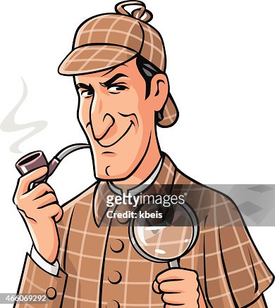 57 Cartoon Sherlock Holmes High Res Illustrations - Getty Images