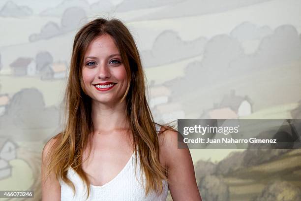 Spanish actress Michelle Jenner attends 'Mas Alla del Jardin' photocall at Maradero on March 13, 2015 in Madrid, Spain.