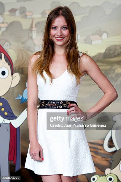 Spanish actress Michelle Jenner attends 'Mas Alla del Jardin' photocall at Maradero on March 13, 2015 in Madrid, Spain.