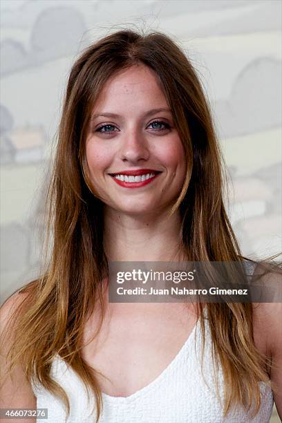 Spanish actress Michelle Jenner attends 'Mas Alla del Jardin' photocall at Maradero on March 13, 2015 in Madrid, Spain.