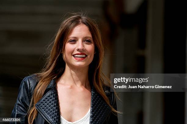 Spanish actress Michelle Jenner attends 'Mas Alla del Jardin' photocall at Maradero on March 13, 2015 in Madrid, Spain.