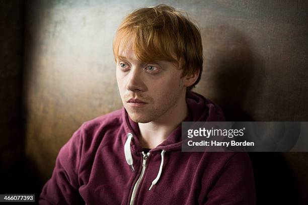 Actor Rupert Grint is photographed for the Sunday Times magazine on August 7, 2013 in London, England.