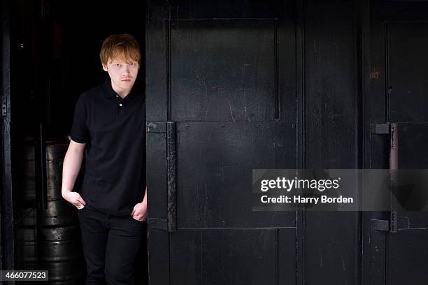 Actor Rupert Grint is photographed for the Sunday Times magazine on August 7, 2013 in London, England.